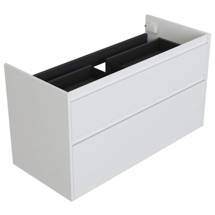 Тумба под раковину Aquanet Nova Lite 2.0 110 белый глянец 00346314 подвесная