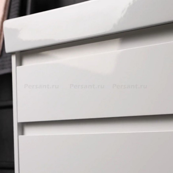 Тумба под раковину Aquanet Nova Lite 2.0 60 белый глянец 00346308 подвесная