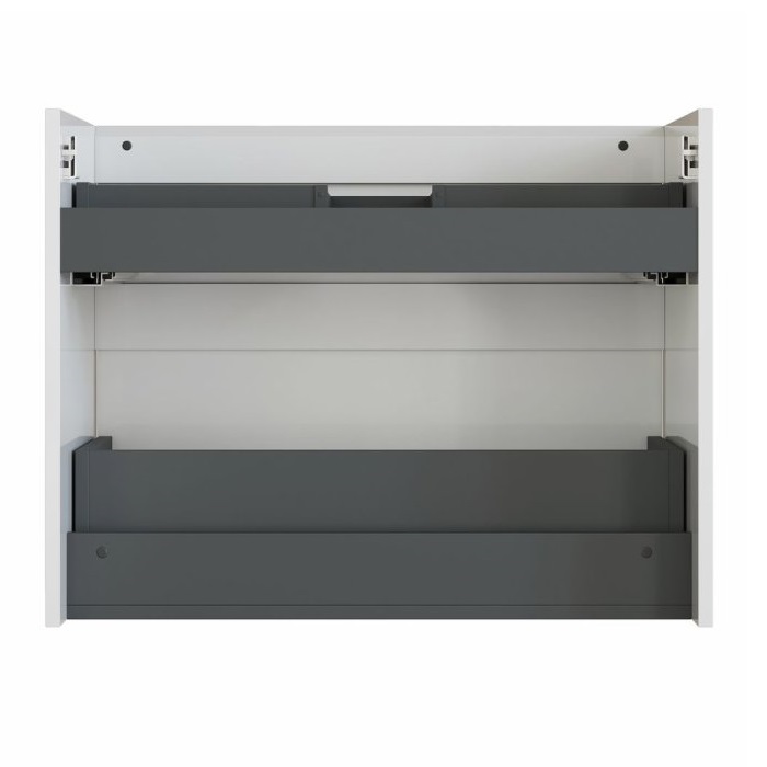 Тумба под раковину Aquanet Nova Lite 2.0 60 белый глянец 00346308 подвесная