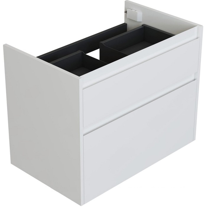 Тумба под раковину Aquanet Nova Lite 2.0 75 белый глянец 00346309 подвесная