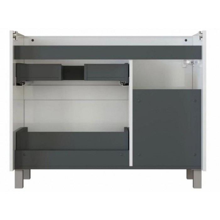 Тумба под раковину Aquanet Nova Lite 2.0 90 белый глянец 00346338 напольная, правая