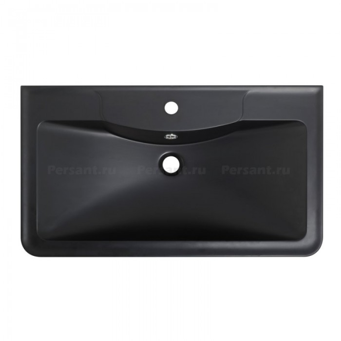 Раковина BelBagno 80 прямоугольная (BB800/455-LV-MR-ALR-NERO) черная