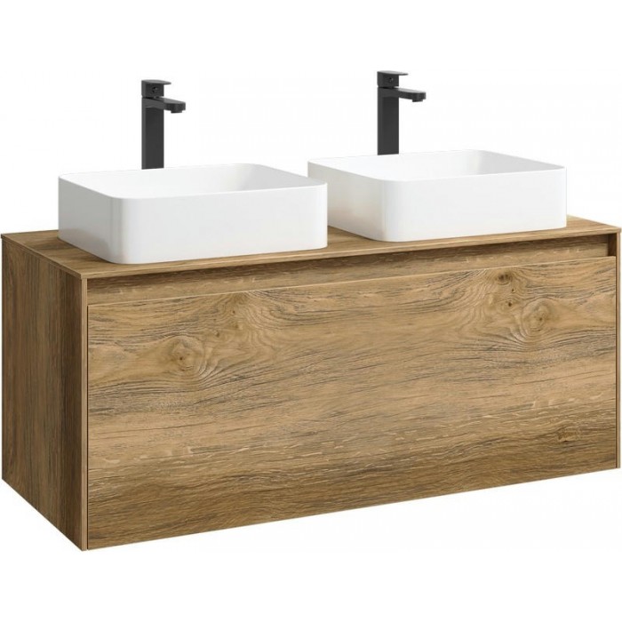 Тумба под раковину Aqwella Mobi 120 MOB0112DB подвесная, дуб балтийский