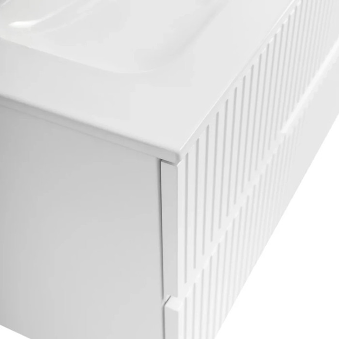 Тумба под раковину Cezares Duet-N 120 подвесная Bianco lucido DUET-N-1200-2C-SO-BL