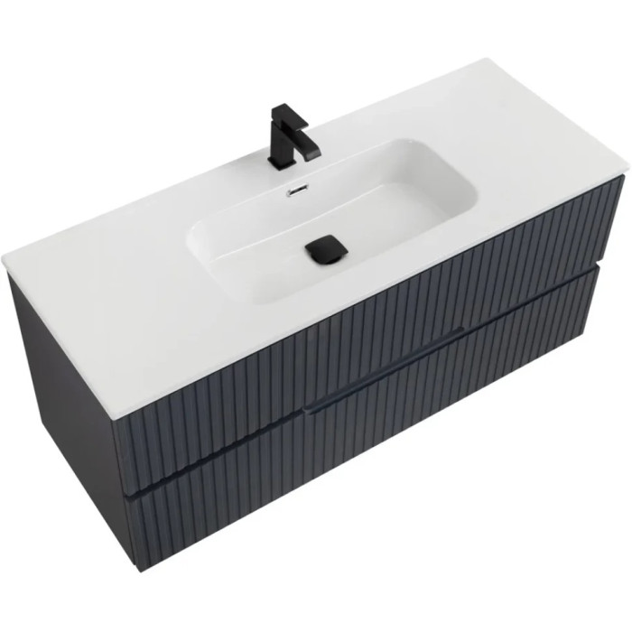 Тумба под раковину Cezares Duet-N 120 подвесная Grafito DUET-N-1200-2C-SO-GR-P