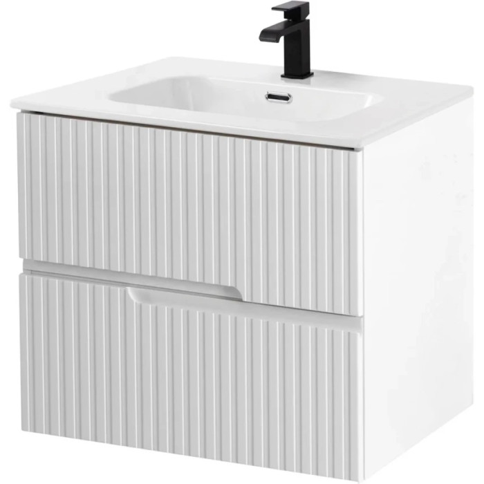 Тумба под раковину Cezares Duet-N 70 подвесная Bianco lucido DUET-N-700-2C-SO-BL