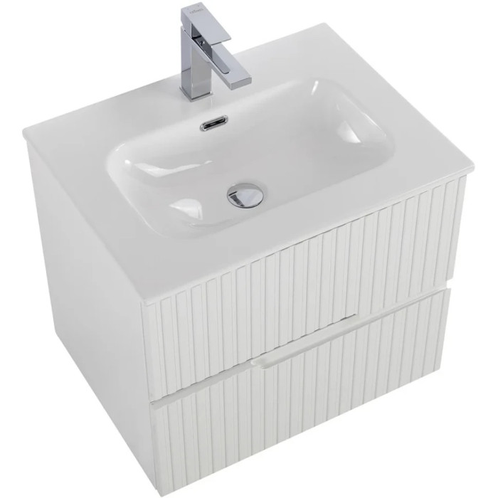 Тумба под раковину Cezares Duet-N 70 подвесная Bianco lucido DUET-N-700-2C-SO-BL