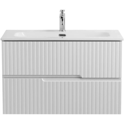Тумба под раковину Cezares Duet-N 80 подвесная Bianco lucido DUET-N-800-2C-SO-BL