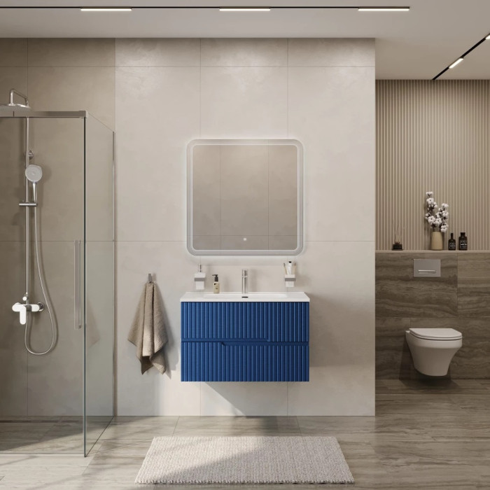 Тумба под раковину Cezares Duet-N 80 подвесная Sapfiro DUET-N-800-2C-SO-SPF-P