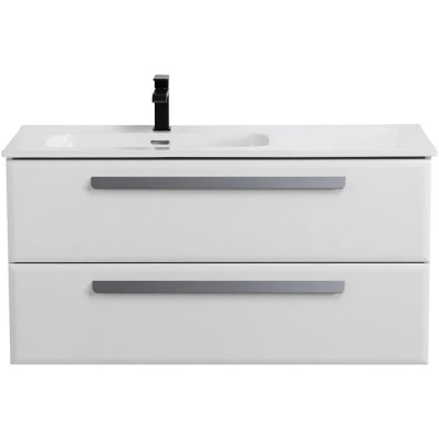 Тумба под раковину Cezares Eco 100 L подвесная Bianco lucido ECO-CER-N-1000-2C-SO-BL-L