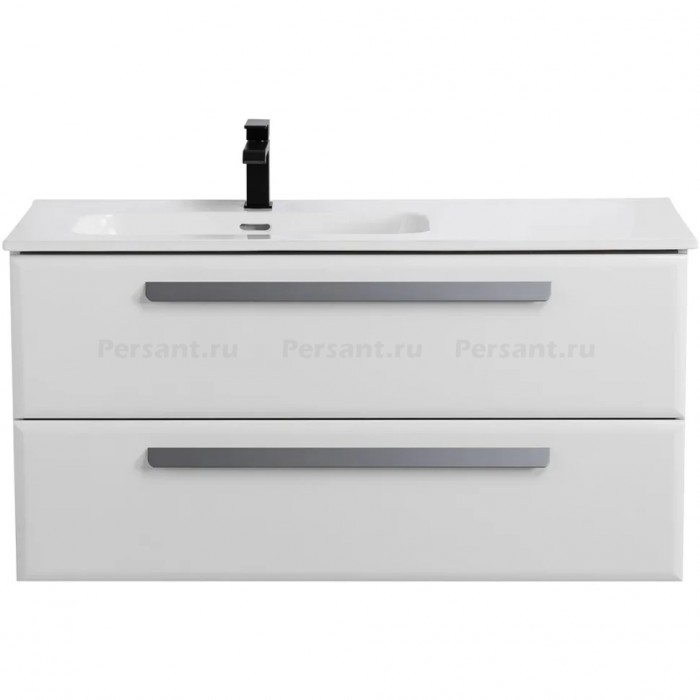 Тумба под раковину Cezares Eco 100 L подвесная Bianco lucido ECO-CER-N-1000-2C-SO-BL-L