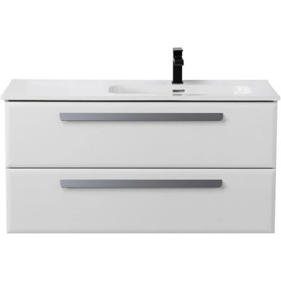 Тумба под раковину Cezares Eco 100 R подвесная Bianco lucido ECO-CER-N-1000-2C-SO-BL-R