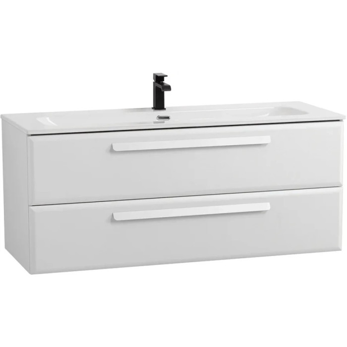 Тумба под раковину Cezares Eco 120 подвесная Bianco lucido ECO-CER-N-1200-2C-SO-BL
