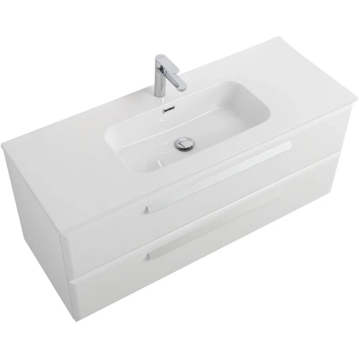 Тумба под раковину Cezares Eco 120 подвесная Bianco lucido ECO-CER-N-1200-2C-SO-BL