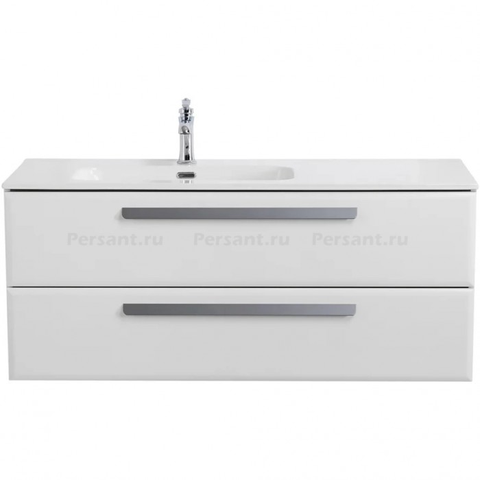 Тумба под раковину Cezares Eco 120 L подвесная Bianco lucido ECO-CER-N-1200-2C-SO-BL-L
