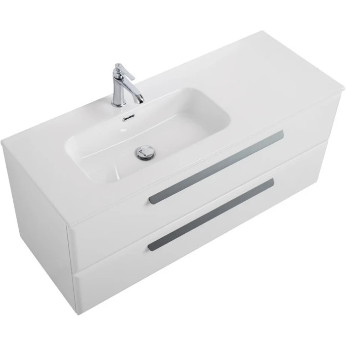 Тумба под раковину Cezares Eco 120 L подвесная Bianco lucido ECO-CER-N-1200-2C-SO-BL-L
