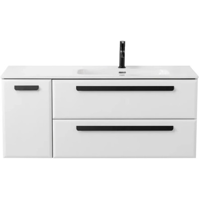 Тумба под раковину Cezares Eco 120 R подвесная Bianco lucido ECO-CER-N-1200-2C-1A-SO-BL-R
