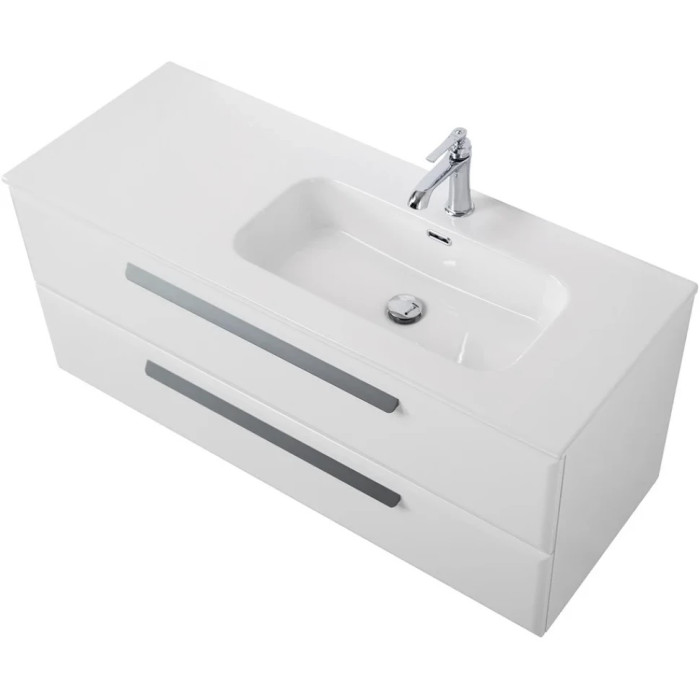 Тумба под раковину Cezares Eco 120 R подвесная Bianco lucido ECO-CER-N-1200-2C-SO-BL-R