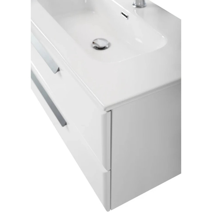 Тумба под раковину Cezares Eco 120 R подвесная Bianco lucido ECO-CER-N-1200-2C-SO-BL-R
