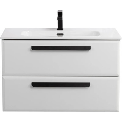 Тумба под раковину Cezares Eco 80 подвесная Bianco lucido ECO-CER-N-800-2C-SO-BL
