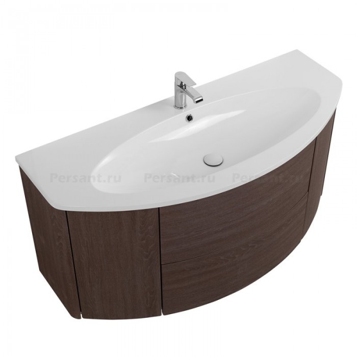 Тумба под раковину Cezares Eden 121 54408 подвесная Rovere Scuro Soft темное дерево