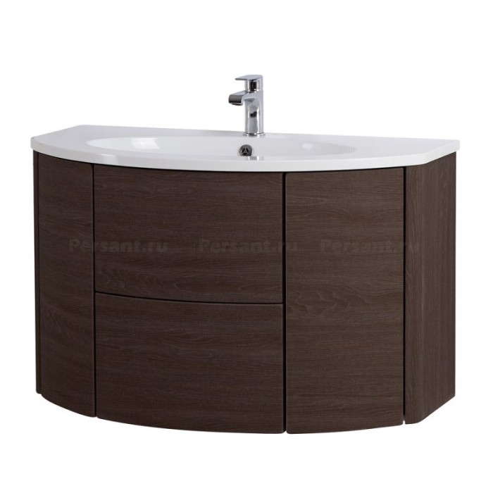 Тумба под раковину Cezares Eden 91 55070 подвесная Rovere Scuro soft темное дерево