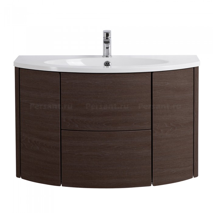 Тумба под раковину Cezares Eden 91 55070 подвесная Rovere Scuro soft темное дерево