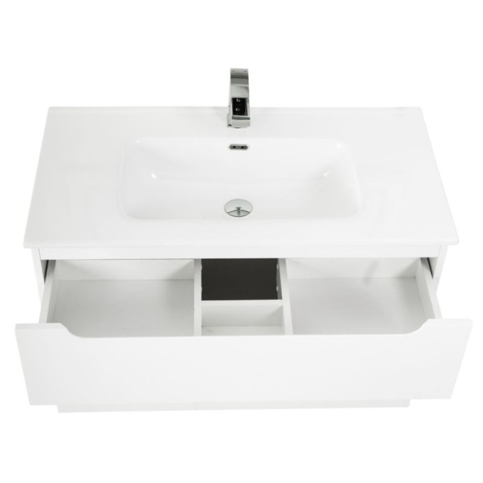 Тумба под раковину BelBagno Etna 100 ETNA-H60-1000-2C-SO-BL-P подвесная Bianco Lucido
