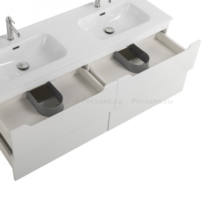 Тумба под раковину BelBagno Etna 120 ETNA-1200-4C-SO-2-BL подвесная Bianco Lucido