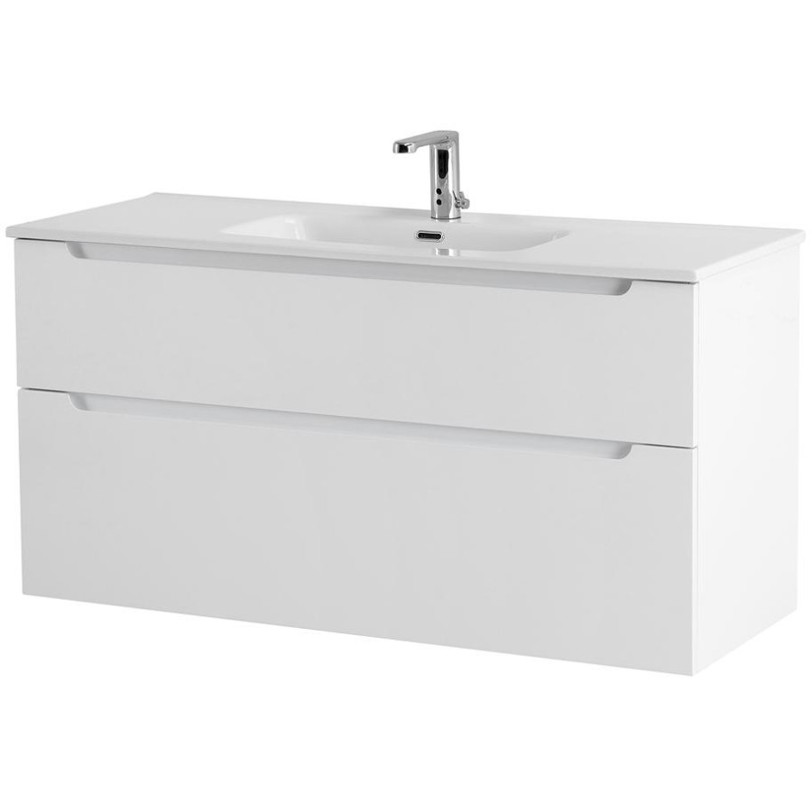 Тумба под раковину BelBagno Etna 120 ETNA-H60-1200-2C-SO-BL-P подвесная Bianco Lucido