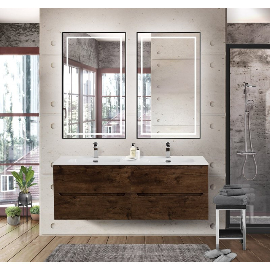 Тумба под раковину BelBagno Etna 120 ETNA-1200-4C-SO-2-RW подвесная Rovere Moro