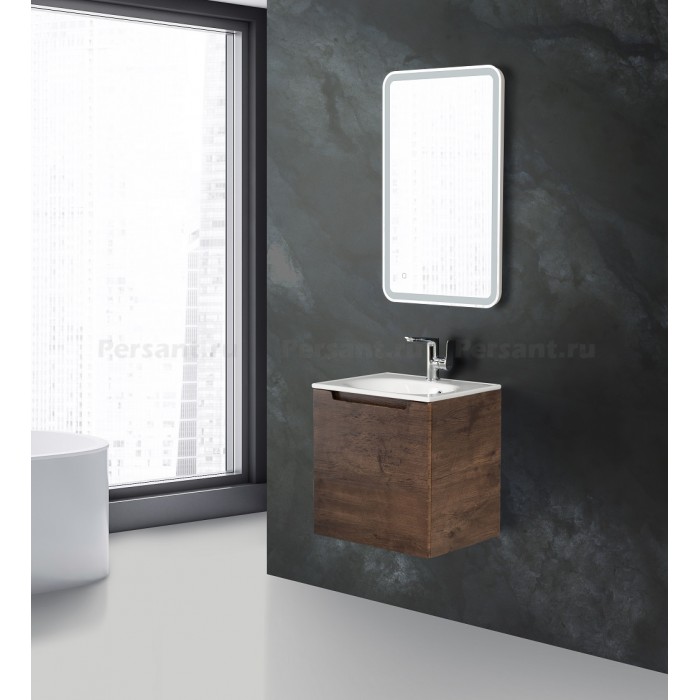 Тумба под раковину BelBagno Etna 50 ETNA-500-1C-SO-RW-P подвесная Rovere Moro
