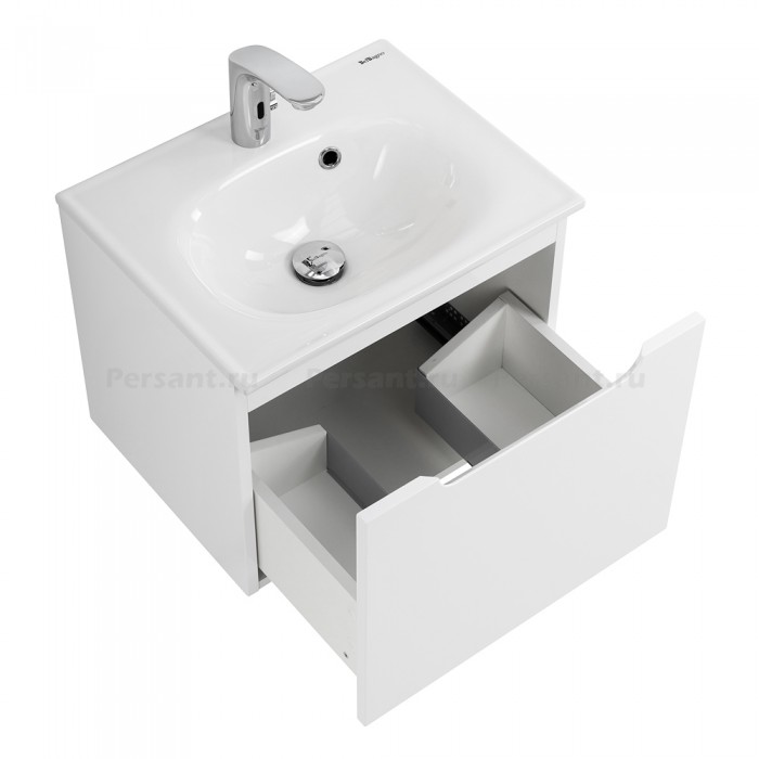Тумба под раковину BelBagno Etna 50 ETNA-500-1C-SO-BL-P подвесная Bianco Lucido