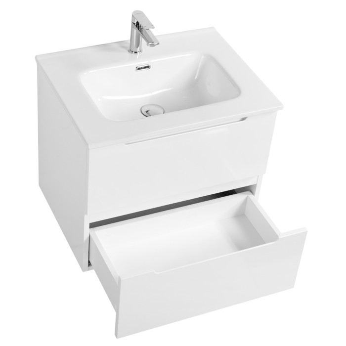 Тумба под раковину BelBagno Etna 60 ETNA-600-2C-SO-BL-P подвесная Bianco Lucido