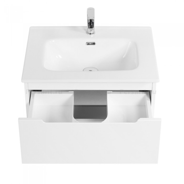 Тумба под раковину BelBagno Etna 60 ETNA-600-2C-SO-BL-P подвесная Bianco Lucido