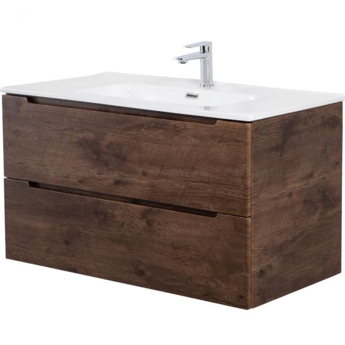 Тумба под раковину BelBagno Etna 100 ETNA-1000-2C-SO-RW-P подвесная Rovere Moro