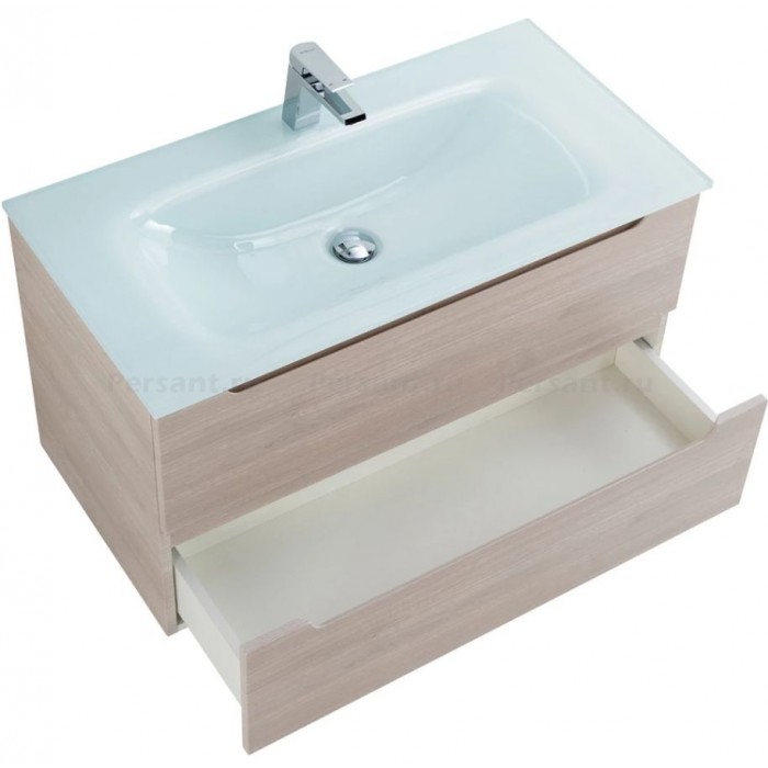 Тумба под раковину BelBagno Etna 100 ETNA-1000-2C-SO-RG-P подвесная Rovere Grigio