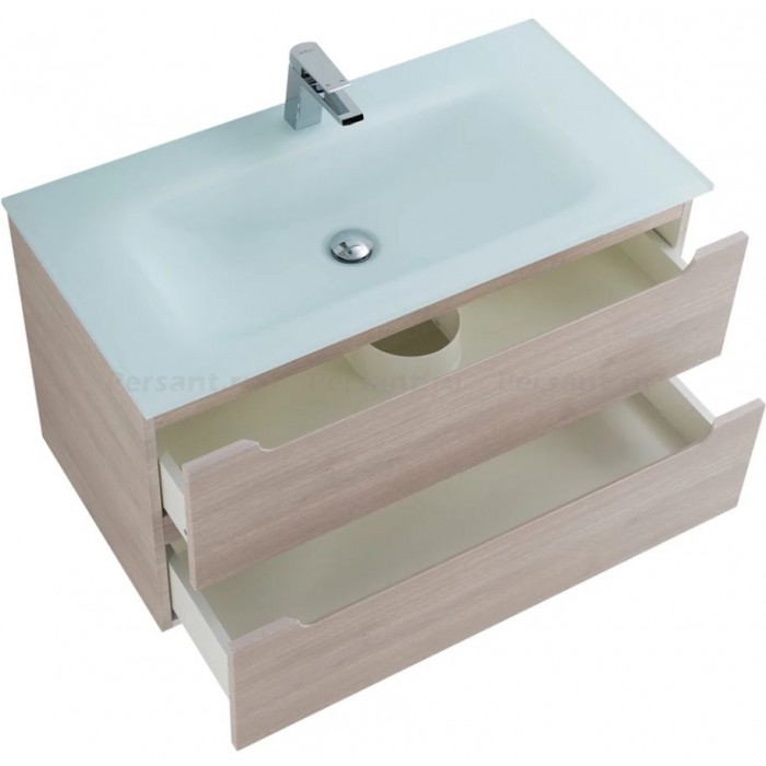 Тумба под раковину BelBagno Etna 100 ETNA-1000-2C-SO-RG-P подвесная Rovere Grigio
