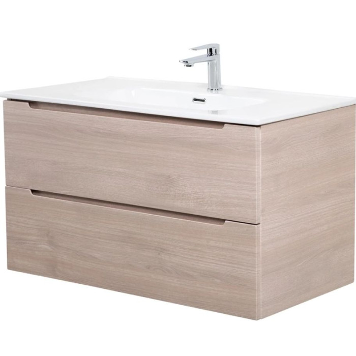 Тумба под раковину BelBagno Etna 100 ETNA-1000-2C-SO-RG-P подвесная Rovere Grigio