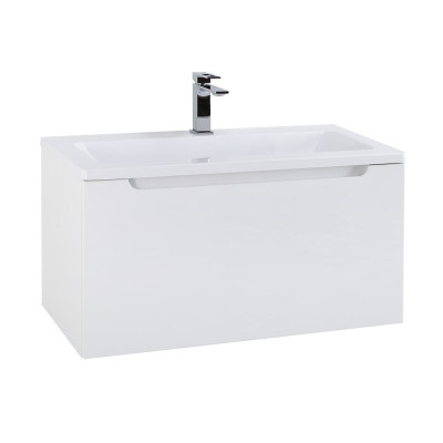 Тумба под раковину BelBagno Etna 80x38 ETNA-M-800/380-1C-SO-BL подвесная Bianco Lucido