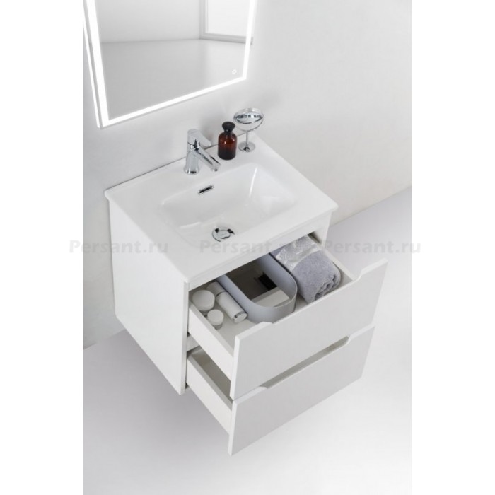 Тумба под раковину BelBagno ETNA 50x39 ETNA39-500/390-2C-SO-BL-P подвесная Bianco Lucido