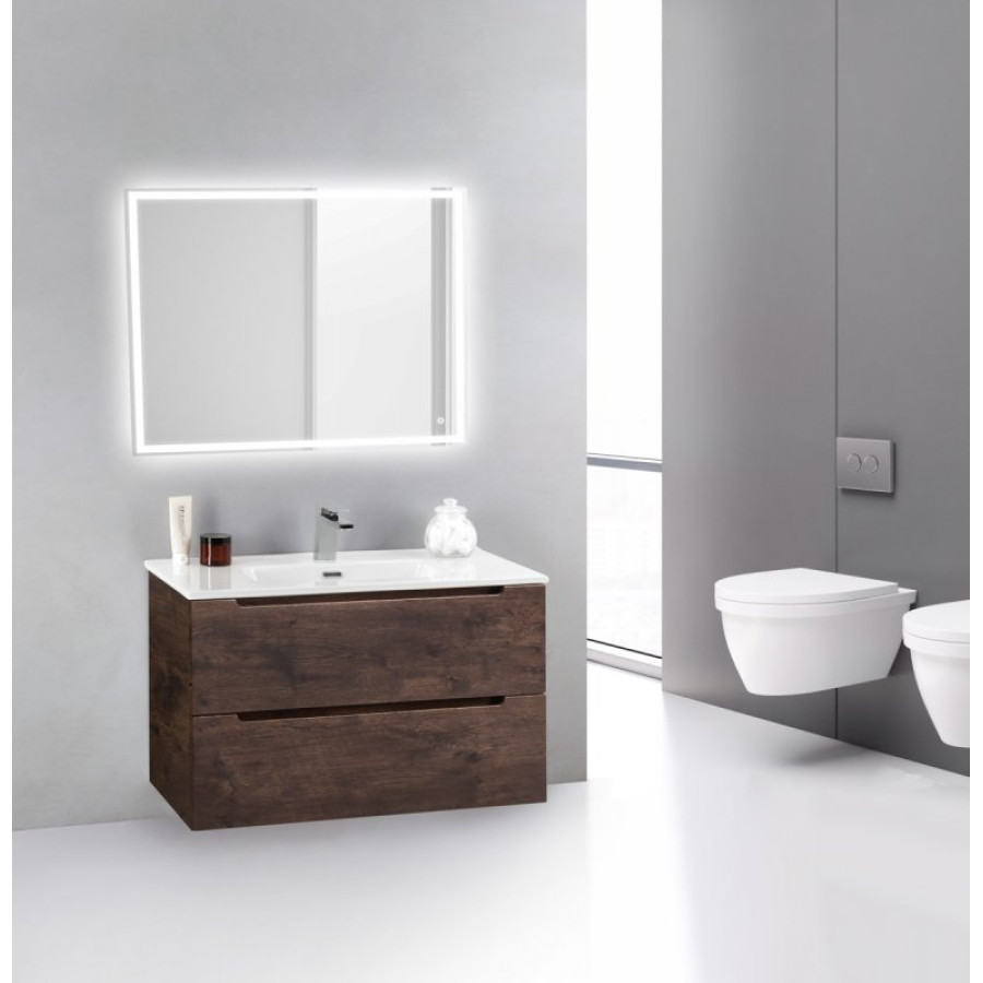 Тумба под раковину BelBagno ETNA 80x39 ETNA39-800/390-2C-SO-RW-P подвесная Rovere Moro