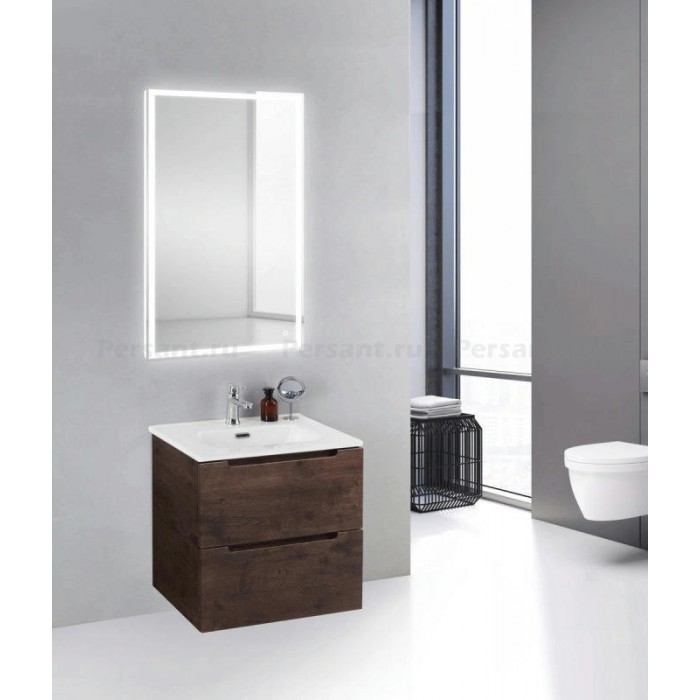 Тумба под раковину BelBagno ETNA 50x39 ETNA39-500/390-2C-SO-RW-P подвесная Rovere Moro
