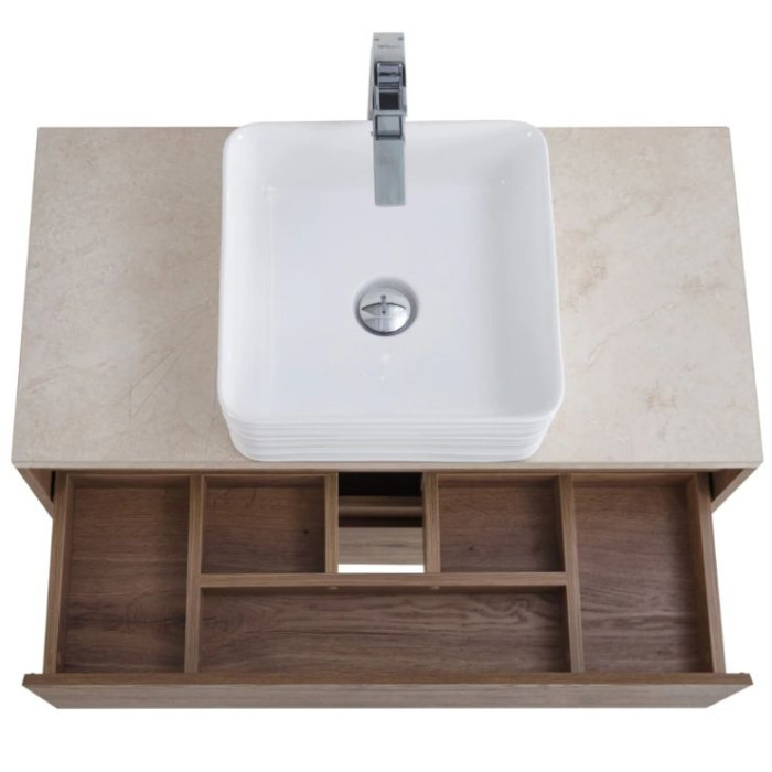 Тумба под раковину BelBagno Kraft 100 KRAFT-1000-2C-SO-RT подвесная Rovere Tabacco