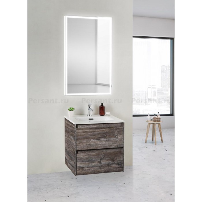 Тумба под раковину BelBagno KRAFT 39-500/390-2C-SO-PP подвесная Pino Pasadena