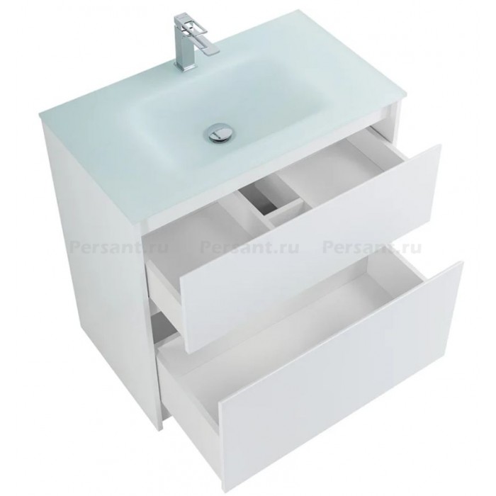 Тумба под раковину BelBagno Kraft 80 KRAFT-800-2C-PIA-BO напольная Bianco Opaco