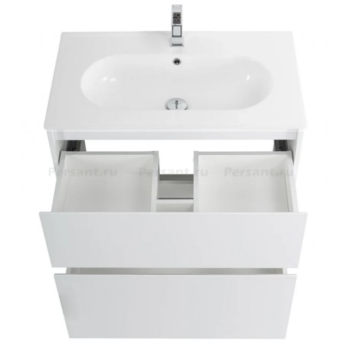 Тумба под раковину BelBagno Kraft 80 KRAFT-800-2C-PIA-BO напольная Bianco Opaco