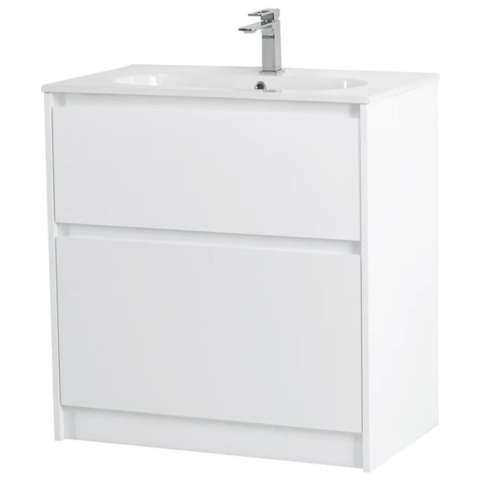 Тумба под раковину BelBagno Kraft 80 KRAFT-800-2C-PIA-BO напольная Bianco Opaco