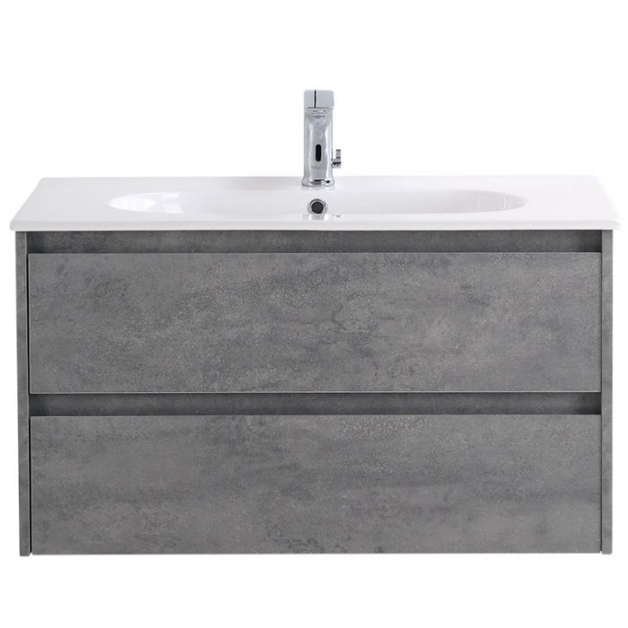 Тумба под раковину BelBagno Kraft 100 KRAFT-1000-2C-SO-CG подвесная Cemento Grigio