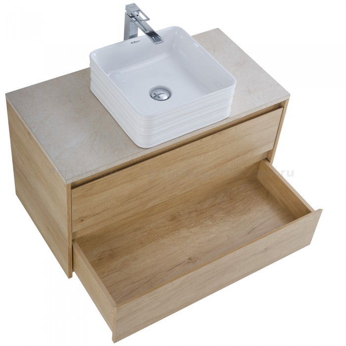 Тумба под раковину BelBagno Kraft 90 KRAFT-900-2C-SO-RNN подвесная Rovere Nebrasca Nature